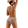Collant sexy blanc effet string - MH337WHT